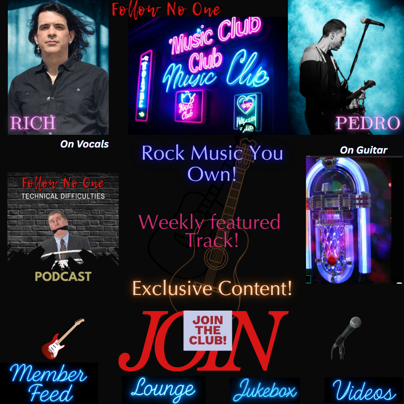 Follow No One Music Club Monthly Membership