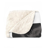 Fear No Evil Sherpa Fleece Blanket - FollowNooneStore